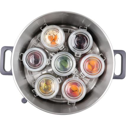 Sencor - Konservavimo puodas 27 l 1800W/230V nerūdijančio plieno/pilka