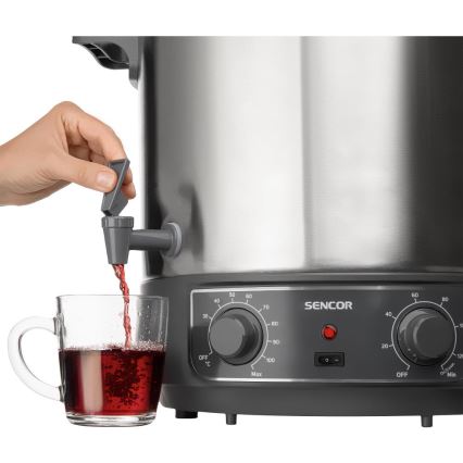 Sencor - Konservavimo puodas 27 l 1800W/230V nerūdijančio plieno/pilka
