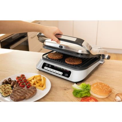 Sencor - Kontaktinis grilis 2100W/230V matinio chromo spalvos