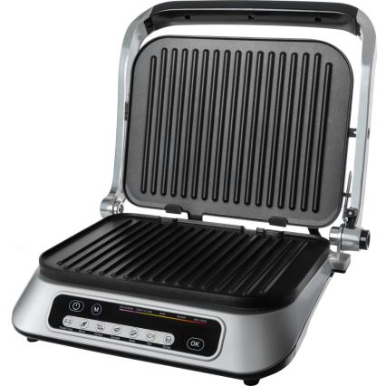 Sencor - Kontaktinis grilis 2100W/230V matinio chromo spalvos