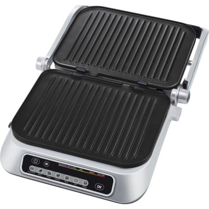 Sencor - Kontaktinis grilis 2100W/230V matinio chromo spalvos
