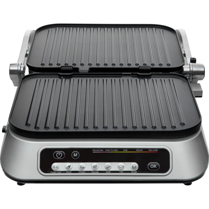 Sencor - Kontaktinis grilis 2100W/230V matinio chromo spalvos