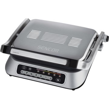 Sencor - Kontaktinis grilis 2100W/230V matinio chromo spalvos