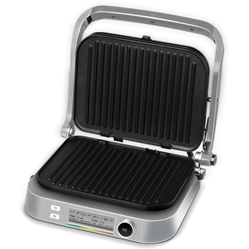 Sencor - Kontaktinis grilis 2100W/230V matinis chromas