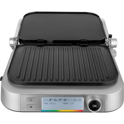 Sencor - Kontaktinis grilis 2100W/230V matinis chromas