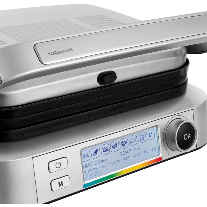Sencor - Kontaktinis grilis 2100W/230V matinis chromas