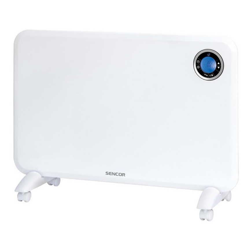 Sencor - Konvekcinis šildytuvas su LCD ekranu ir termostatu 750W/1500W/230V IP24