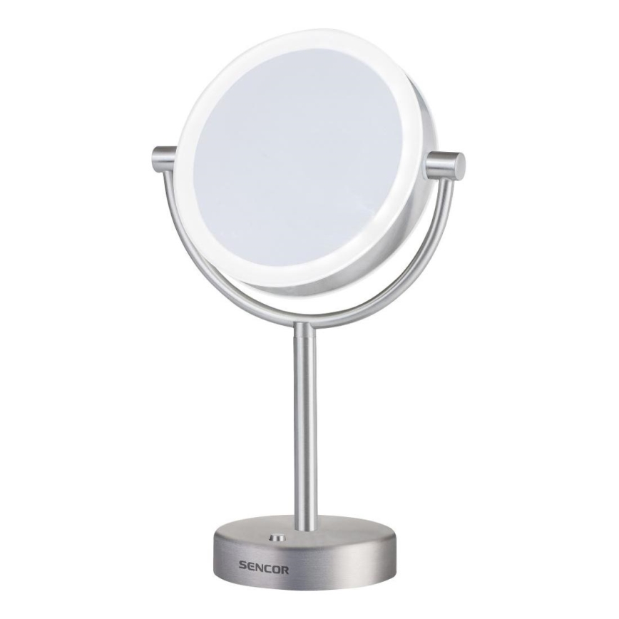 Sencor - Kosmetinis veidrodis su LED apšvietimu LED/5W/230V nerūdijantis