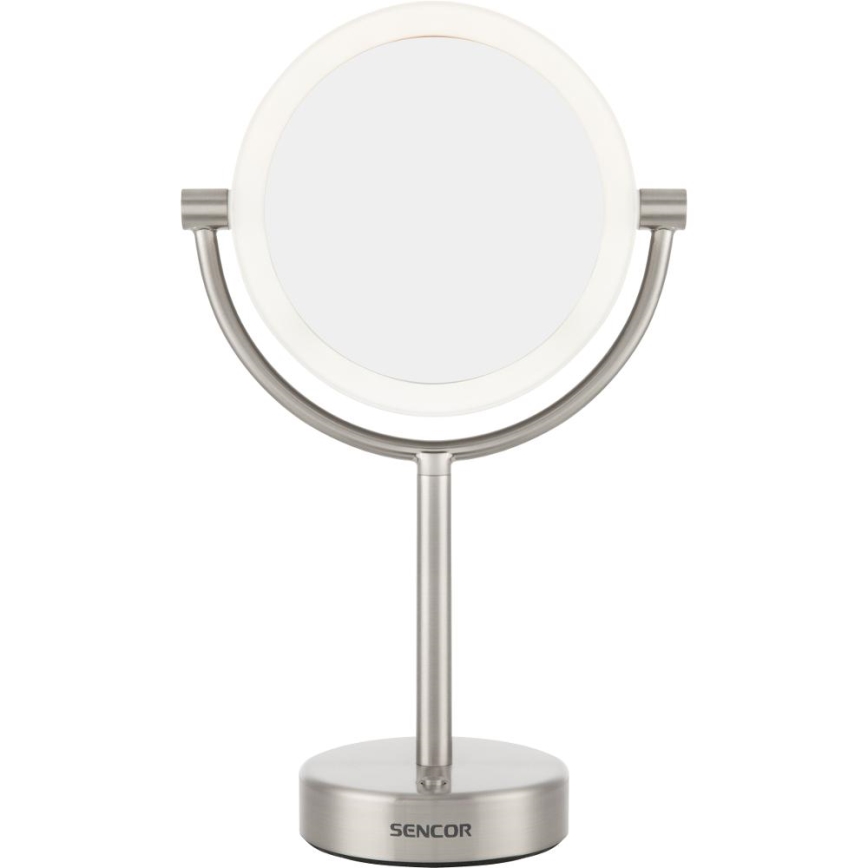 Sencor - Kosmetinis veidrodis su LED apšvietimu LED/5W/230V nerūdijantis