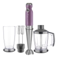 Sencor –  Lazdelinis maišytuvas. 4in1 1200W/230V nerūdijančio plieno/violetinė