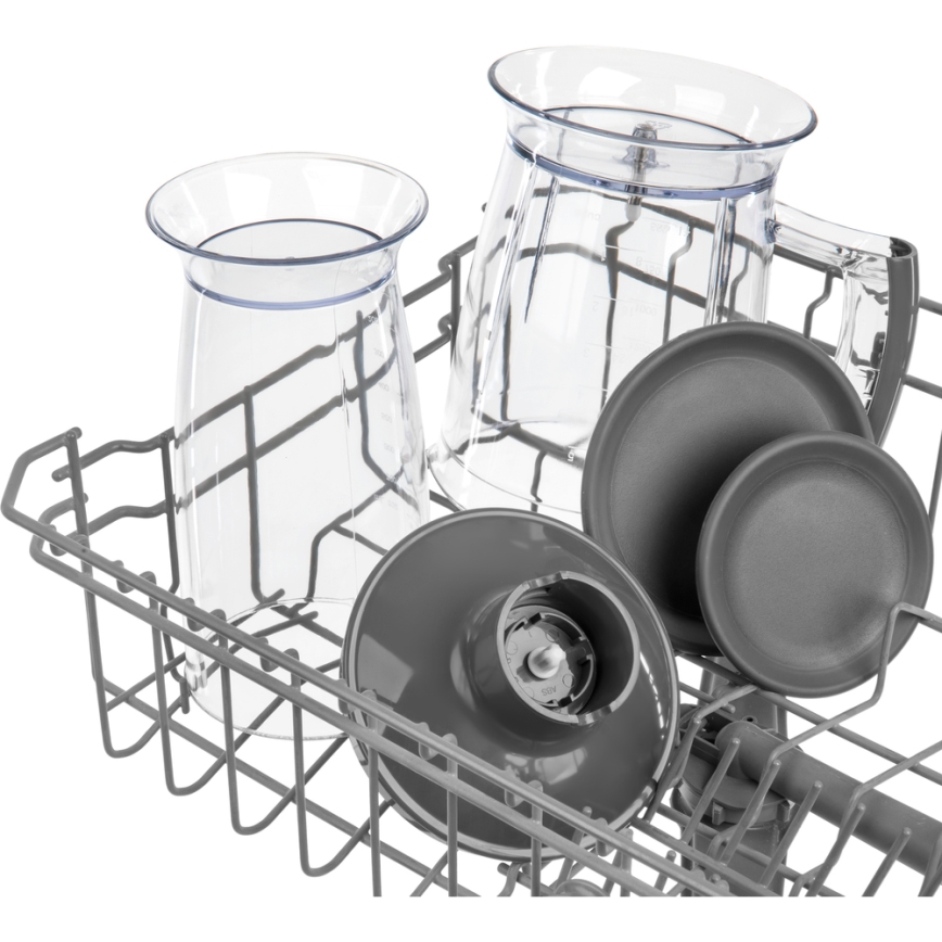 Sencor –  Lazdelinis maišytuvas. 4in1 1200W/230V nerūdijančio plieno/violetinė