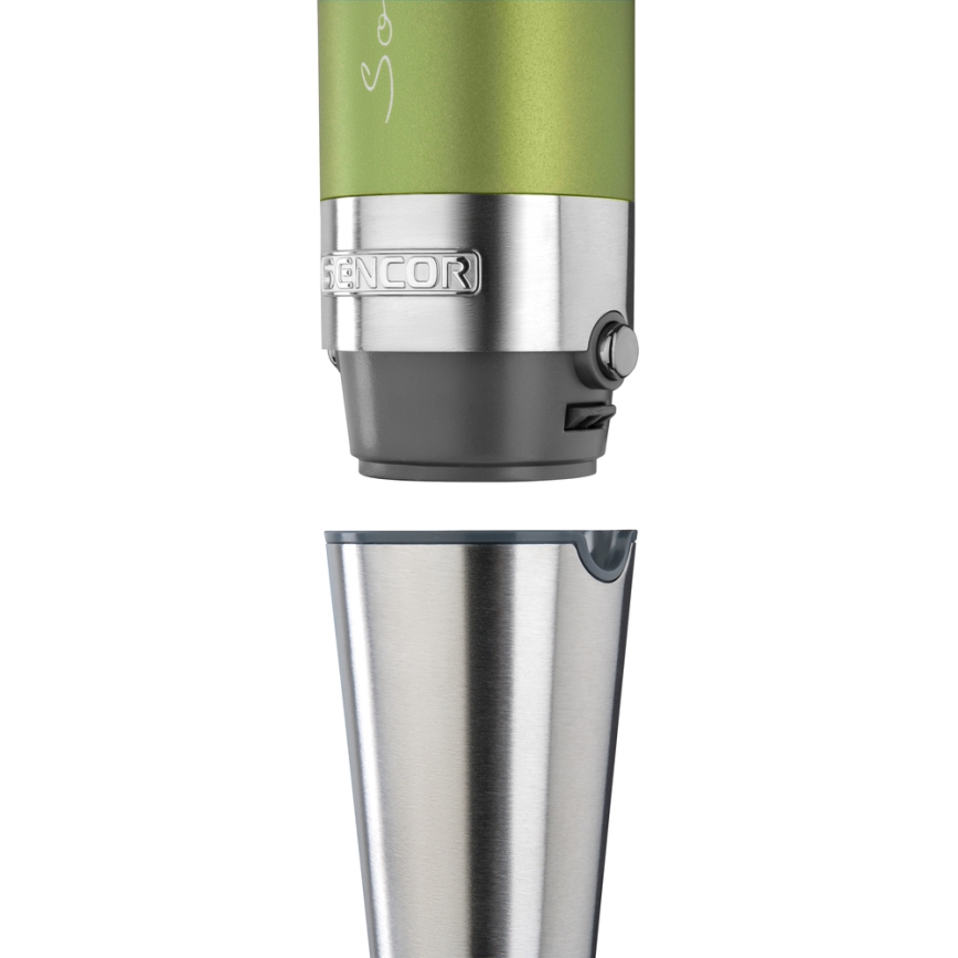 Sencor – Lazdelinis maišytuvas 4in1 1200W/230V nerūdijantis plienas/žalias