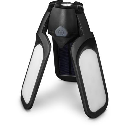 Sencor - LED įkraunamas kempingo žibintas su saulės moduliu LED/3W/1600 mAh IPX4