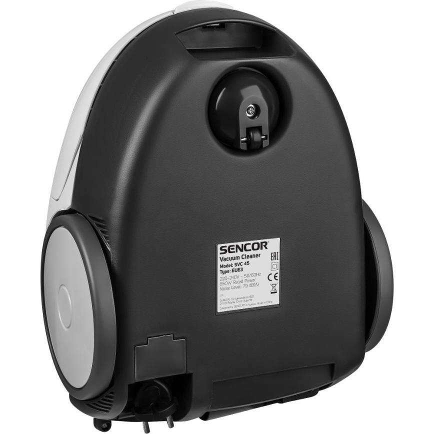 Sencor - Maišinis dulkių siurblys 1,5 l 850W/230V balta