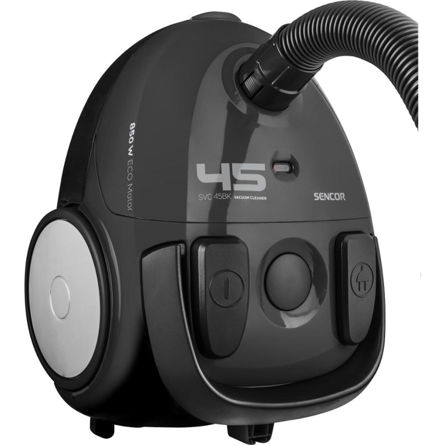 Sencor - Maišinis dulkių siurblys 1,5 l 850W/230V juoda