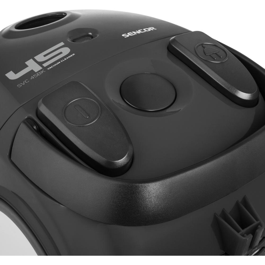 Sencor - Maišinis dulkių siurblys 1,5 l 850W/230V juoda