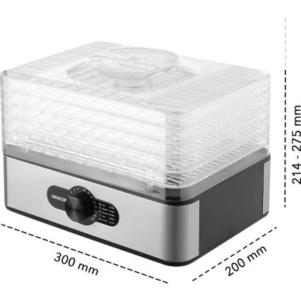 Sencor - Maisto džiovintuvas su termoreguliacija 700W/230V
