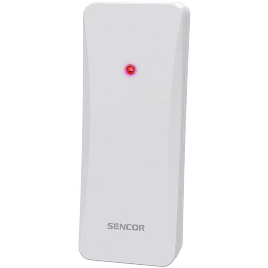 Sencor - Meteorologinė stotelė su spalvotu LCD ekranu 3xAAA + 2xAA balta