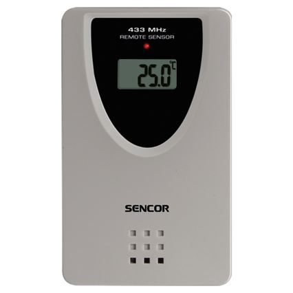 Sencor - Orų stotis Su spalva LCD display, žadintuvas ir projektorius 2xAA + 2xAAA