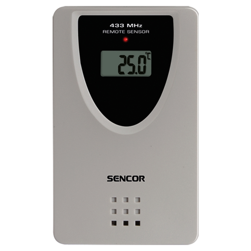 Sencor - Orų stotis Su spalva LCD display, žadintuvas ir projektorius 2xAA + 2xAAA