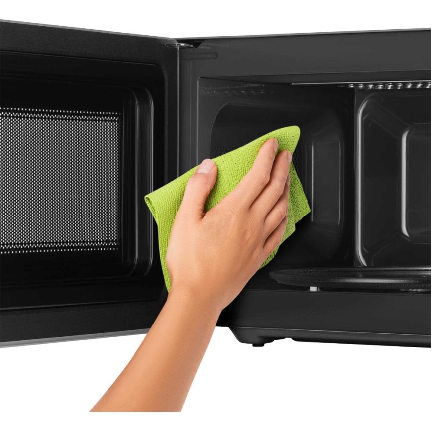 Sencor - Mikrobangų krosnelė su grilio funkcija 700W/1000W/230V 20 l matinis chromas