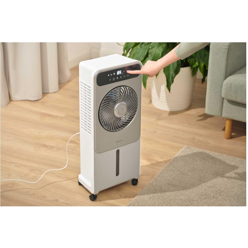 Sencor - Mobilus oro aušintuvas 28W/230V pilka + nuotolinio valdymo pultas