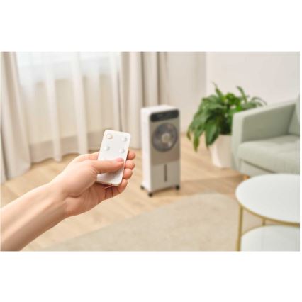 Sencor - Mobilus oro aušintuvas 28W/230V pilkas + nuotolinis valdymas