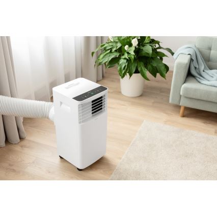 Sencor- Mobilus oro kondicionierius su LCD ekranu 3in1 930W/230V 7000 BTU Wi-Fi baltas + valdymo pultas