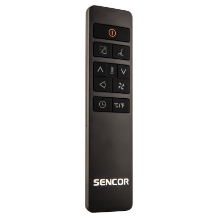 Sencor- Mobilus oro kondicionierius su LCD ekranu 3in1 930W/230V 7000 BTU Wi-Fi baltas + valdymo pultas