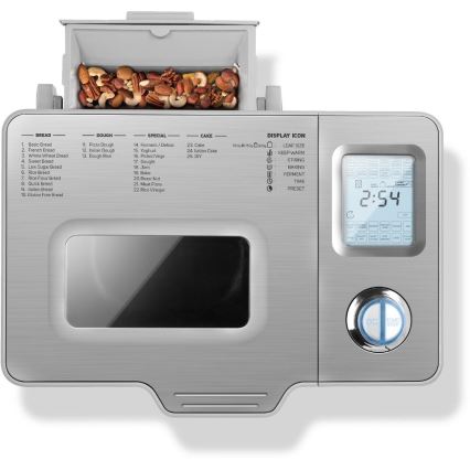 Sencor - namų duonos kepimo aparatas 550W/230V matinis chromas