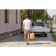 Sencor - Nešiojamas automobilinis šaldytuvas 22 l 45W/12V oranžinė/balta