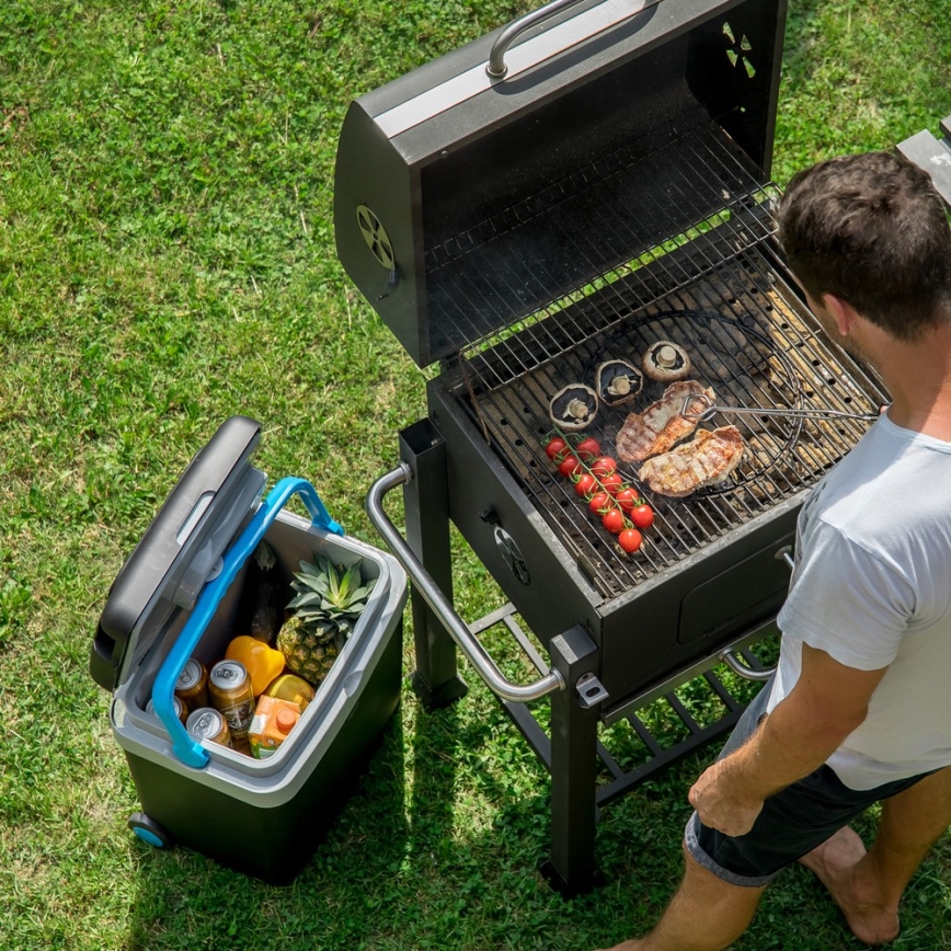 Sencor - Nešiojamas automobilinis šaldytuvas 33 l 60W/12V/230V juodas