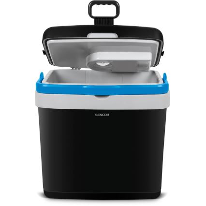 Sencor - Nešiojamas automobilinis šaldytuvas 33 l 60W/12V/230V juodas