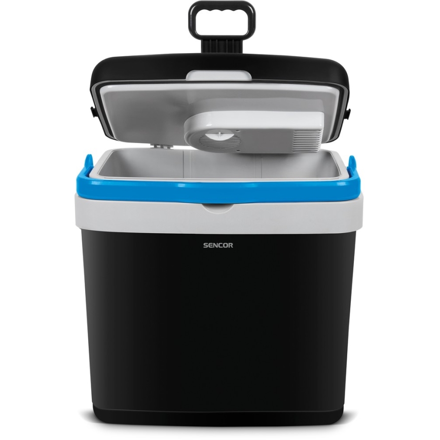 Sencor - Nešiojamas automobilinis šaldytuvas 33 l 60W/12V/230V juodas