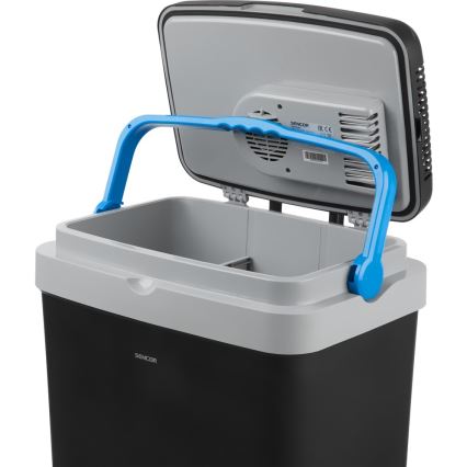 Sencor - Nešiojamas automobilinis šaldytuvas 33 l 60W/12V/230V juodas