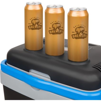 Sencor - Nešiojamas automobilinis šaldytuvas 33 l 60W/12V/230V juodas