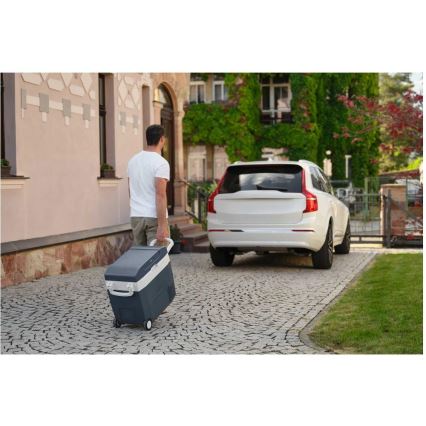 Sencor - nešiojamas kompresorinis automobilinis šaldytuvas 55 l 70W/12V/230V mėlynas/baltas