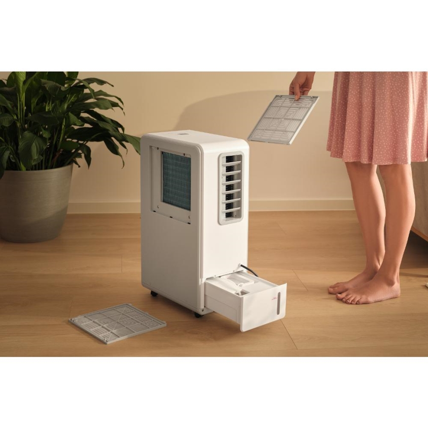 Sencor - Nešiojamas oro kondicionierius 4 viename 200W/230V 1800 BTU baltas + su nuotoliniu pulteliu