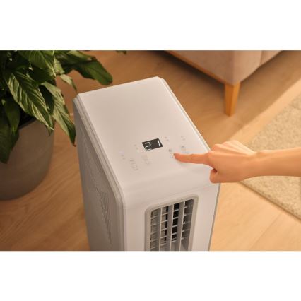 Sencor - Nešiojamas oro kondicionierius 4 viename 200W/230V 1800 BTU baltas + su nuotoliniu pulteliu