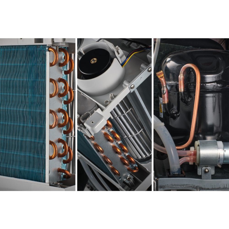 Sencor - Nešiojamas oro kondicionierius 4 viename 200W/230V 1800 BTU baltas + su nuotoliniu pulteliu