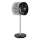 Sencor - Pastatomas ventiliatorius 3D UltraSilent 26W/230V Wi-Fi juodas + nuotolinis pultelis