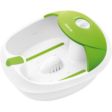 Sencor - Pėdų masažo vonelė 90W/230V IPX4 balta/žalia
