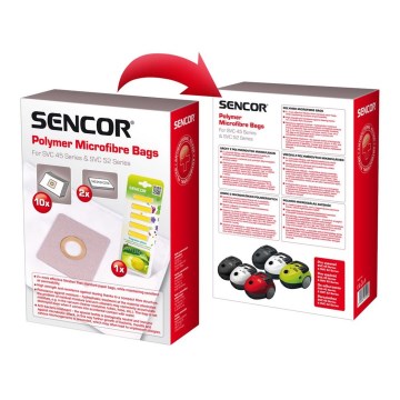 Sencor - RINKINYS 10x Dėžutės + 5x kvapai + 2x mikrofiltras dulkių siurbliams