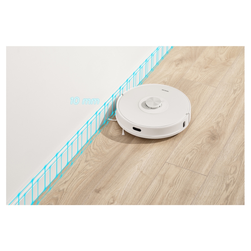 Sencor - 2 in 1 robotinis siurblys su mopavimo funkcija, 50 W / 5000 mAh, Wi‑Fi, baltas + nuotolinio valdymo pultas