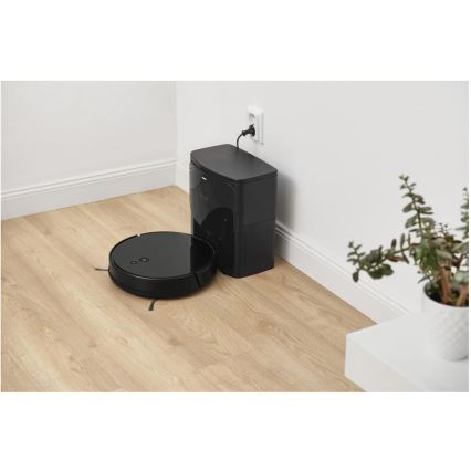 Sencor - 2in1 robotinis dulkių siurblys su mopu 16W/2600 mAh Wi-Fi juodas + nuotolinis pultas