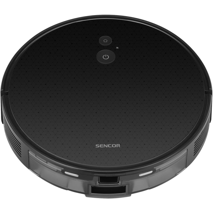 Sencor - 2in1 robotinis dulkių siurblys su mopu 16W/2600 mAh Wi-Fi juodas + nuotolinis pultas