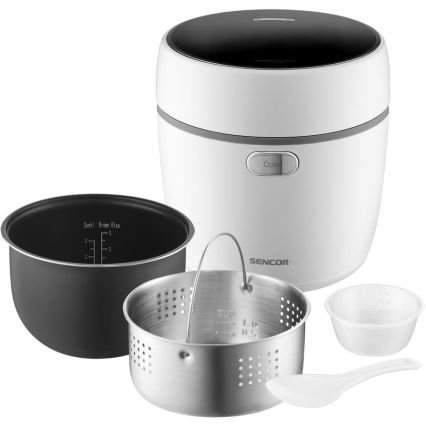 Sencor - ryžių viryklė 350W/230V 0,6 l balta