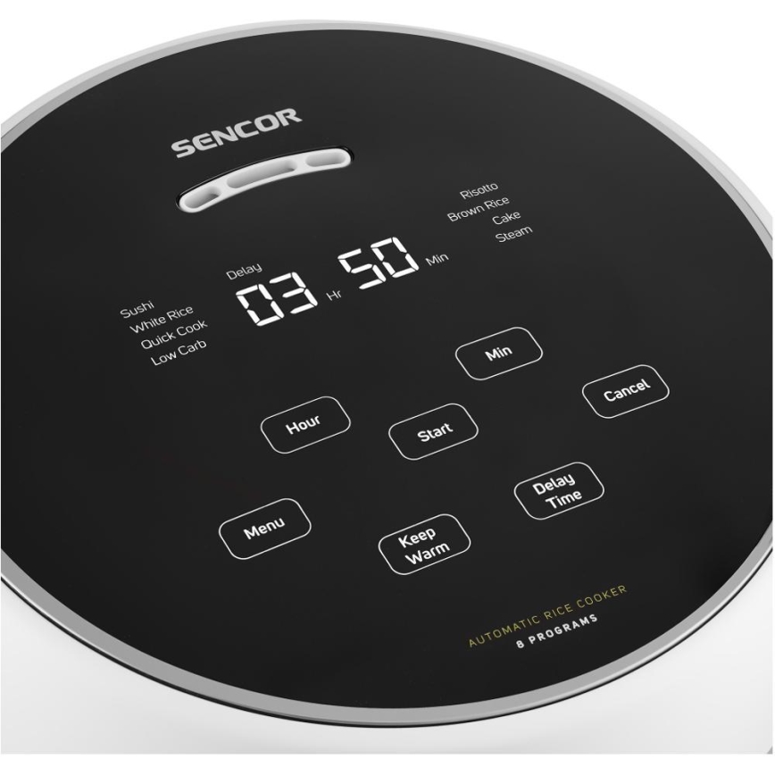 Sencor - ryžių viryklė 350W/230V 0,6 l balta