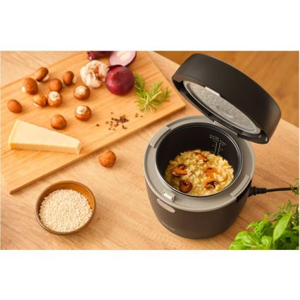 Sencor - Ryžių viryklė 350W/230V 0,6 l juoda