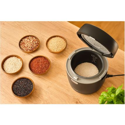 Sencor - Ryžių viryklė 350W/230V 0,6 l juoda